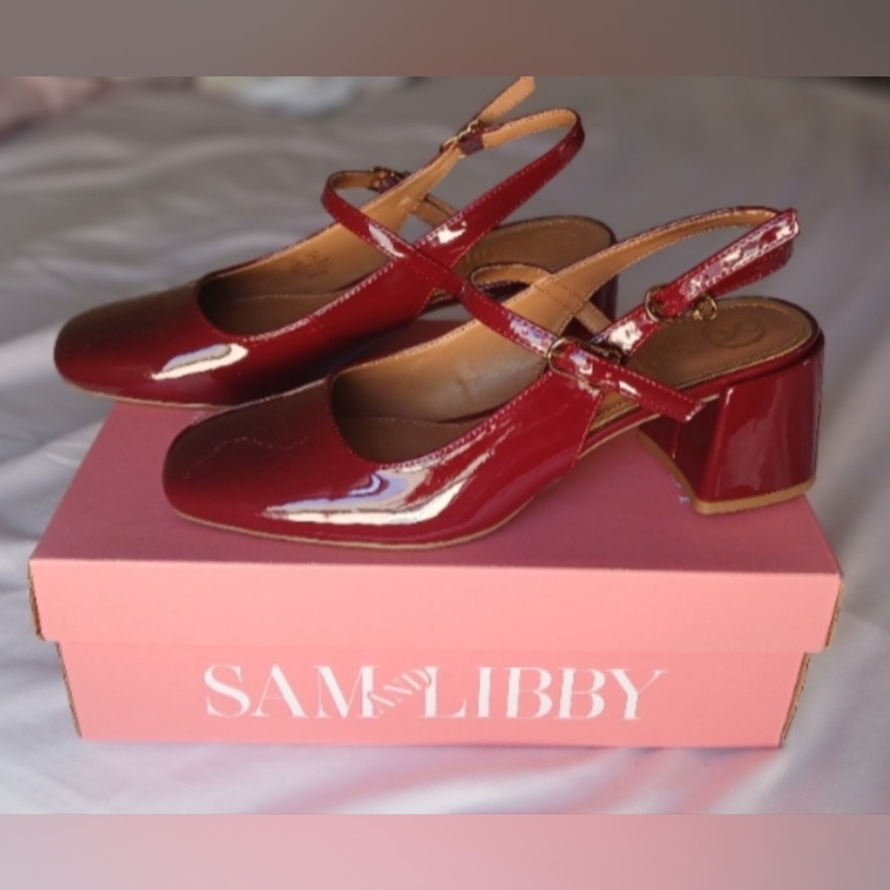 Dark Red Heels Sam And Libby